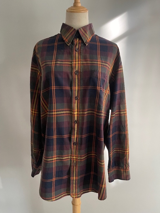 Orvis Other - Orvis Signature Collection Mens L Plaid Shirt 100% Cotton Portugal